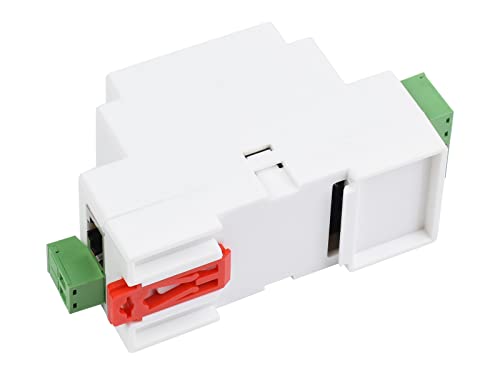rs485 vers rj45 ethernet serveur série convertisseur tcp/ip vers série module support modbus gateway, mqtt/json vers modbus, et modes de communication multiples, support de montage sur rail