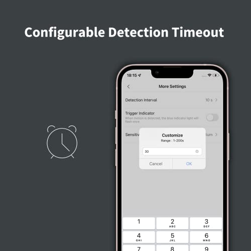 aqara détecteur de mouvement p1(version améliorée), nécessite un hub aqara, autonomie batterie 5 ans, délai de détection paramétrable, pour alarme et domotique, compatible avec homekit, alexa, ifttt
