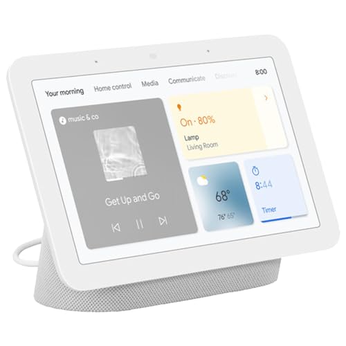 nest hub google 2nd gen : assistant virtuel ia. automatisez votre maison, contrôlez vos appareils et profitez de l'audio multi room