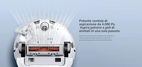 xiaomi robot vacuum x10, aspirateur intelligent, collecte rapide de la poussière, vidange automatique, nettoyeur laveur 2 en 1 efficace, jusqu’à 180 minutes de nettoyage en continu