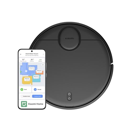 xiaomi robot vacuum t12 aspirateur robot intelligent 3 en 1 avec lavage et aspiration puissante 3500pa, navigation laser, 130 min d'autonomie,convient pour poils d'animaux et tapis