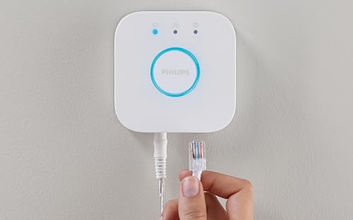 philips lighting 929001180642 hue bridge, pont de connexion, blanc