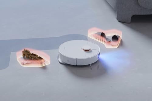 xiaomi robot vacuum x20+ aspirateur robot, station tout en un (puissance d'aspiration de 6000 pa ; 140 min autonomie ; autonettoyage, vidage, séchage et remplissage d'eau ; application/contrôle)