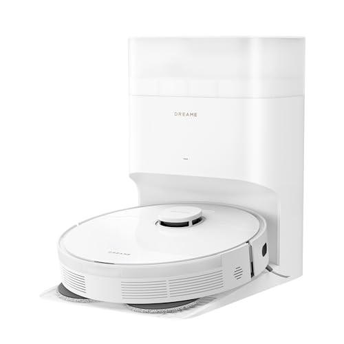 dreame l10s plus robot aspirateur laveur avec vidage automatique, stocke jusqu'à 90 jours de poussière, aspiration de 7 000 pa, serpillières à levage automatique, compatible avec siri/dreamehome