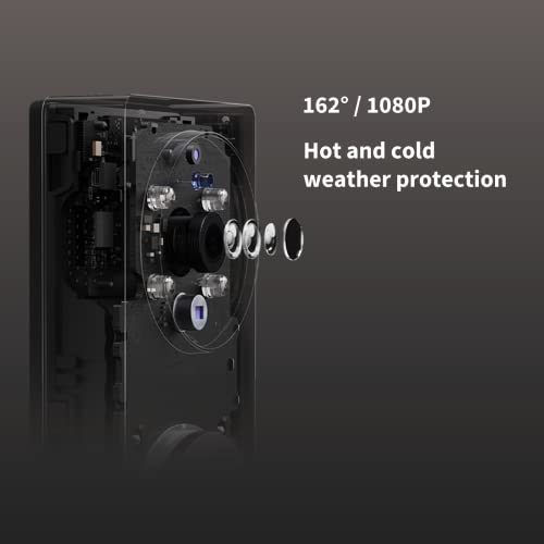 aqara sonnette vidéo g4 avec carillon, sonnette sans fil ou filaire, reconnaissance faciale et automatisation,wifi 2,4ghz, 1080p, sonnette sans fil avec camera, compatible homekit, alexa, google home