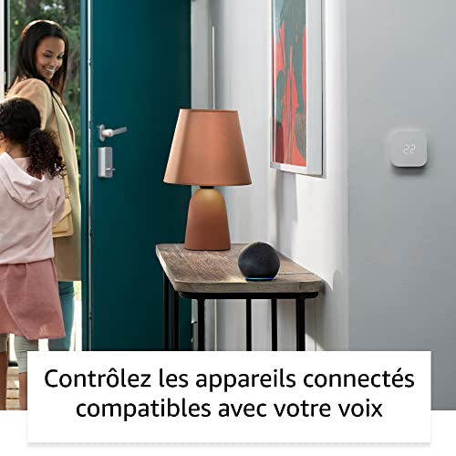 echo dot (nouvelle génération) | enceinte connectée bluetooth et wi fi au son puissant encore plus imposant, avec alexa | blanc