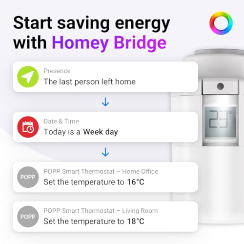 kit de chauffage intelligent – alimenté par homey bridge