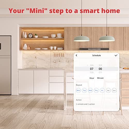 switchbot hub mini télécommande intelligente, port infra rouge, wi fi compatible, commande climatisation, compatible avec alexa, google home, siri, ifttt