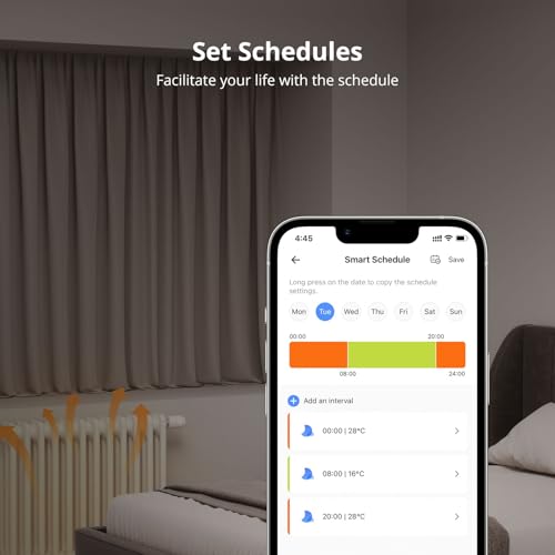 sonoff trvzb thermostatique connectée et intelligente, zigbee 3.0 vanne thermostatique radiateur, contrôle vocal, détection de fenêtre, compatible avec alexa/home assistant, requiert le hub zigbee