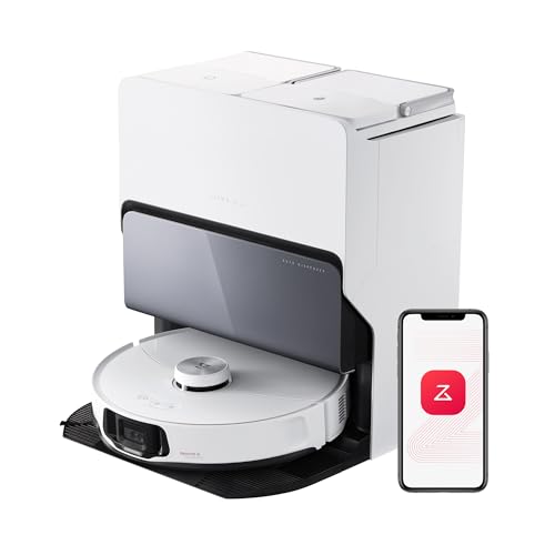 roborock s8 maxv ultra aspirateur robot avec 8 en 1 station, robot aspirateur laveur avec brosse latérale & duoroller aspiration 10000 pa, auto nettoyage du serpillière et de la planche à linge à 60℃