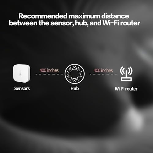 aqara capteur de température et d'humidité, nÉcessite aqara hub, zigbee, pour la surveillance à distance et la domotique, thermomètre hygromètre sans fil, compatible avec apple homekit, alexa, ifttt