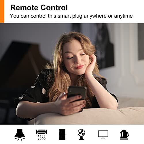 antela prise connectée wifi, 16a prise intelligente compatible avec alexa, google home, contrôle à distance, mesure de consommation Électrique, contrôle vocal, fonction de temps