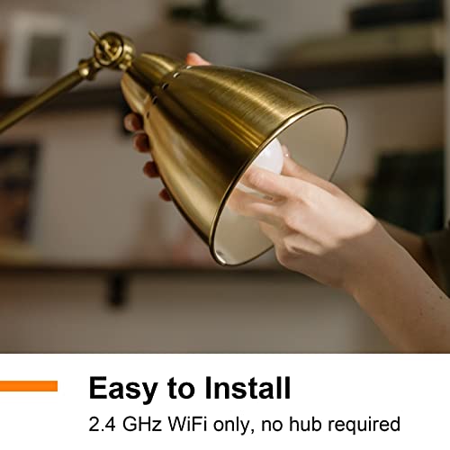 antela ampoule connectée wifi e14 a60 9w ampoule led intelligente rgb+cct 2700k 6500k compatible avec alexa, google home, commande vocale, 2 pcs