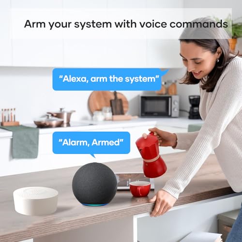 agshome alarme maison sans fil 15 pack wifi alarme sécurité système cambrioleur sans fil 120db, kits de sécurité pour la maison, extensible à volonté compatible avec alexa, google assistant