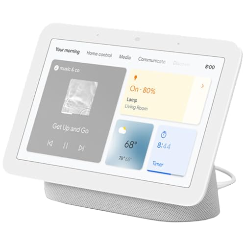 nest hub google 2nd gen : assistant virtuel ia. automatisez votre maison, contrôlez vos appareils et profitez de l'audio multi room