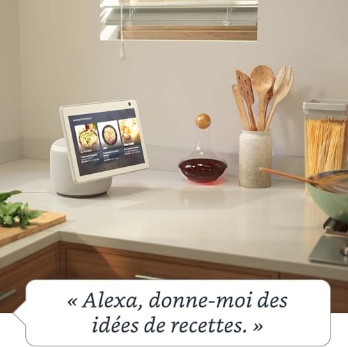 echo show 10 (nouvelle génération) | Écran connecté hd avec mouvement et alexa, anthracite