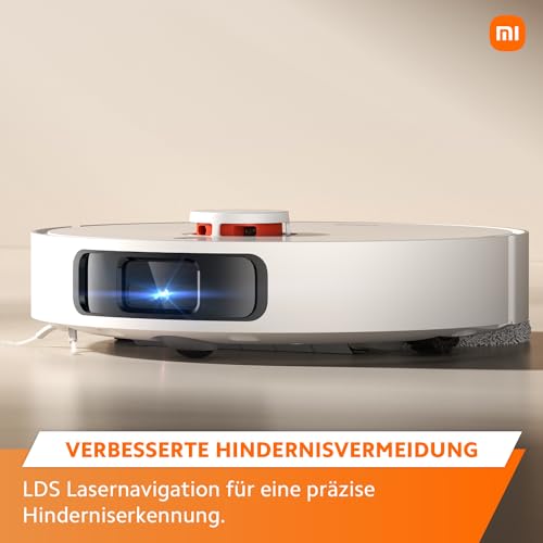 xiaomi robot vacuum x20+ aspirateur robot, station tout en un (puissance d'aspiration de 6000 pa ; 140 min autonomie ; autonettoyage, vidage, séchage et remplissage d'eau ; application/contrôle)