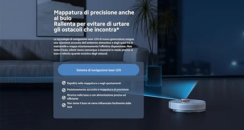 xiaomi robot vacuum x10, aspirateur intelligent, collecte rapide de la poussière, vidange automatique, nettoyeur laveur 2 en 1 efficace, jusqu’à 180 minutes de nettoyage en continu