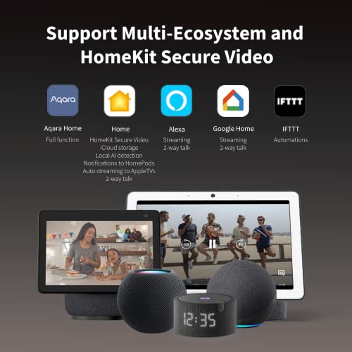 aqara sonnette vidéo g4 avec carillon, sonnette sans fil ou filaire, reconnaissance faciale et automatisation,wifi 2,4ghz, 1080p, sonnette sans fil avec camera, compatible homekit, alexa, google home