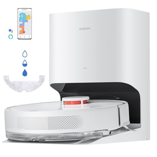 xiaomi robot vacuum x10, aspirateur intelligent, collecte rapide de la poussière, vidange automatique, nettoyeur laveur 2 en 1 efficace, jusqu’à 180 minutes de nettoyage en continu