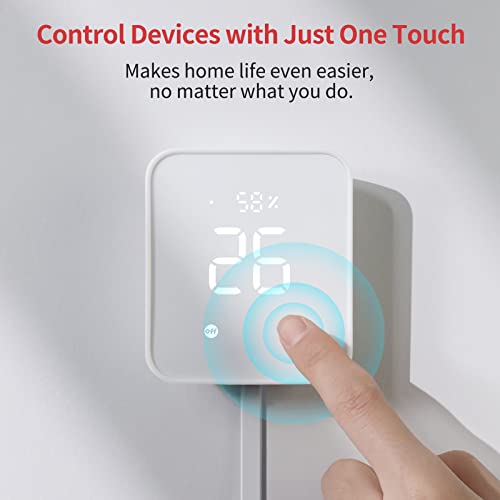 switchbot hub 2 thermomètre hygromètre wifi, télécommande ir, intelligente ainsi qu'un capteur de lumière. reliez au wi fi (2.4ghz), compatible avec alexa&google assistant