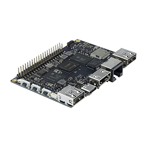 khadas vim1s sbc computer, tv boîte, home assistant box diy domotique, amlogic s905y4, 2.0ghz quad core arm cortex a35 avec 32mb spi flash (2+16gb)