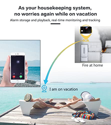 système d'alarme domestique sans fil, wifi, gsm, composeur, 100 zones, application (smart life tuya), compatible google home et alexa