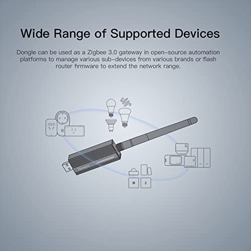 sonoff zigbee 3.0 usb dongle plus, ti cc2652p coordinator, universelle usb zigbee hub, passerelle zigbee pour home assistant