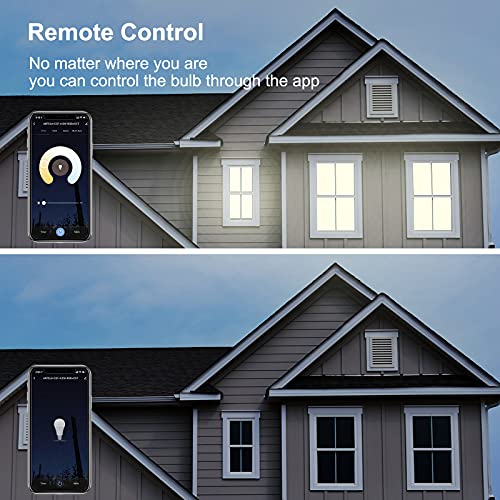 antela ampoule connectée wifi led e14 ampoule intelligente compatible avec alexa et google home, télécommande, commande vocale, couleur dimmable, aucun concentrateur requis, 2 pcs