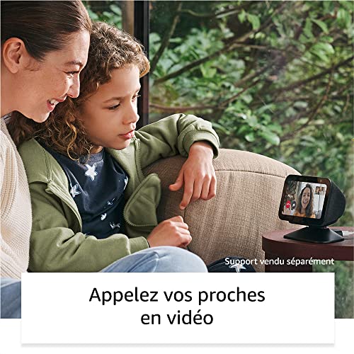 echo show 5 (nouvelle génération) | Écran tactile connecté compact avec alexa pour le contrôle de votre maison connectée et bien plus | bleu gris