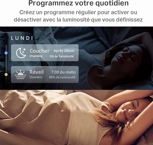 tapo ampoule connectée wifi, ampoule led e27 multicolore 2500k 6500k, dimmable 8.7 w 806lm, compatible avec alexa et google home, commande vocale, economie d'énergie, tapo l530e(2 pack)