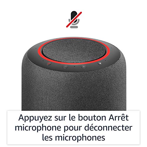 echo studio (nouvelle génération) | notre enceinte connectée bluetooth et wi fi aux meilleures performances audio | avec dolby atmos, son spatial, hub connecté et alexa | anthracite