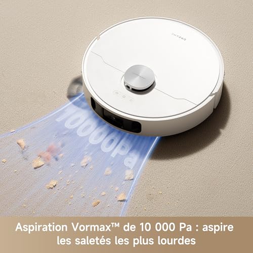 dreame l10s ultra gen 2 robot aspirateur laveur 10 000 pa, technologie mopextend roboswing, base entièrement automatique, mode animaux, 32 réglages de niveau d'eau, système de lavage des sols duoscrub