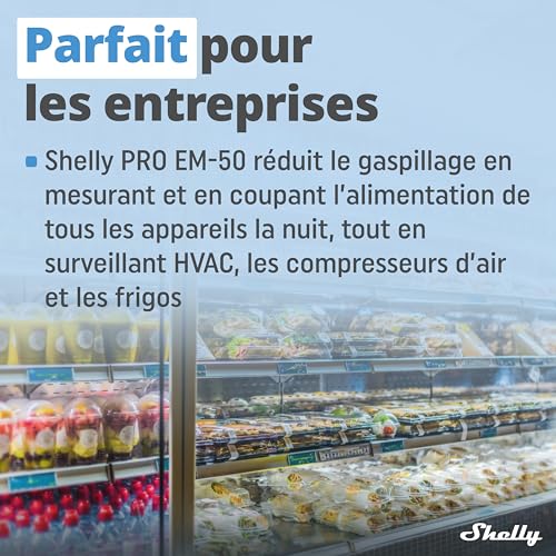 shelly pro em 50a | compteur électrique monophasé | sortie à impulsions | 2 canaux | lan, wi fi & bluetooth | commande contacteurs | compatible alexa & google home | app ios android