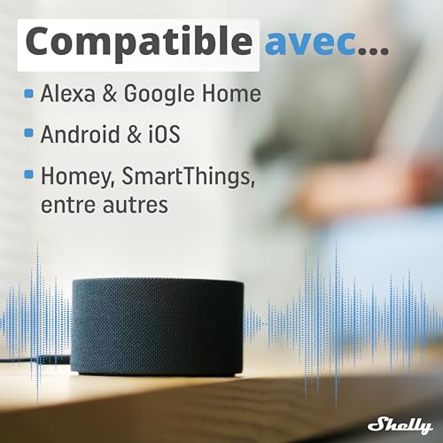 shelly plus 1 relais interrupteur connecté 16a, wi fi & bluetooth, contacts secs, commande à distance porte de garage, éclairage, alexa & google home, app ios android, aucun hub requis