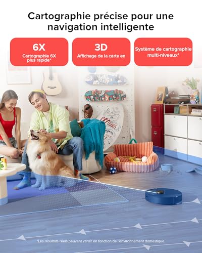 roborock q5 pro+ aspirateur robot avce base, duoroller, vidage automatique, 5500pa, 2.5l sac à poussière, 180ml réservoir, robot aspirateur sans fil, navigation lidar precisense, app noir