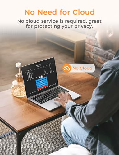 refoss tasmota prise de courant avec compteur électrique, mini wlan esp8266 prise de courant compatible avec home assistant, zwave, iobroker, mqtt, domoticz