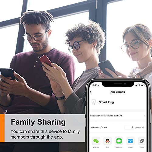 antela prise connectée wifi, 16a prise intelligente compatible avec alexa, google home, contrôle à distance, mesure de consommation Électrique, contrôle vocal, fonction de temps