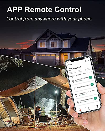 antela ampoule connectée wifi e27 led multicouleurs rgb + cct 2700k 6500k, compatible avec alexa/google home, ampoule intelligente pas besoin de hub, 4 pcs