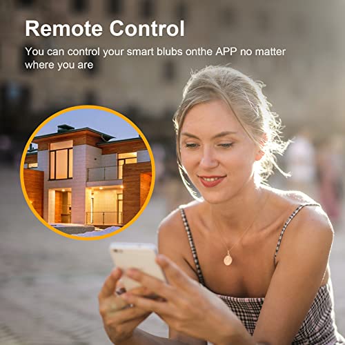 antela ampoule connectée wifi e27 a65 12w 1320lm led intelligente rgb+cct 2700k 6500k compatible avec alexa, google home, commande vocale, 2 pcs