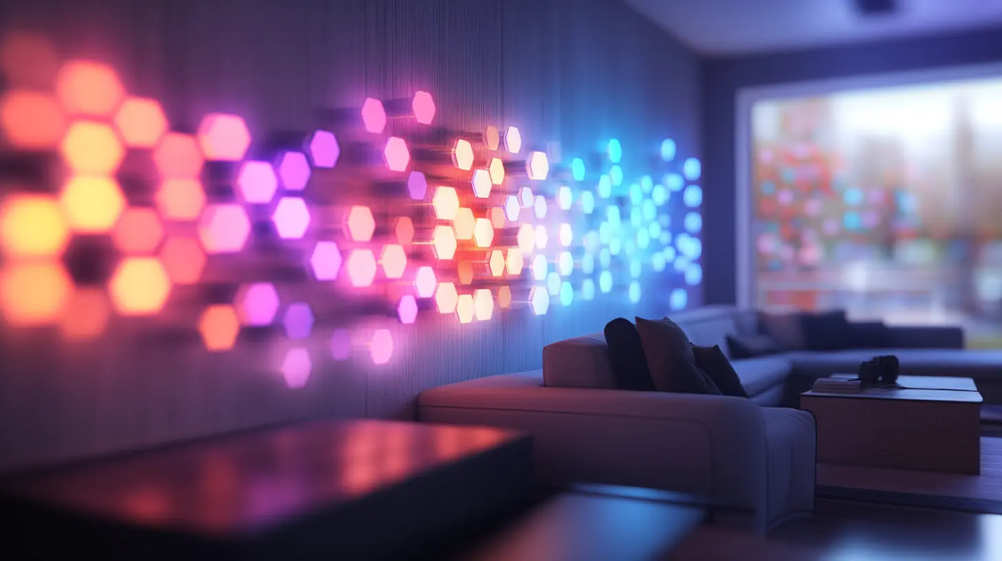 Découvrez comment les panneaux lumineux Nanoleaf Aurora peuvent transformer votre espace