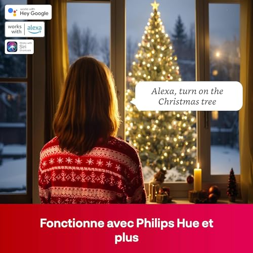 innr prise connectée exterieur zigbee, outdoor smart plug. fonctionne avec innr, philips hue*, alexa, hey google (hub connecté requis), prise programmable exterieure ip44, etanche, 10a, 2300w, osp 210