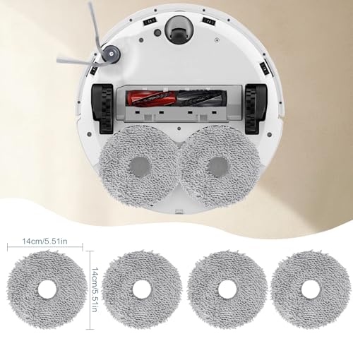 heykewi kit d'accessoires pour roborock qrevo curve/qrevo curv/qrevo edge robot aspirateur (20 accessoires)
