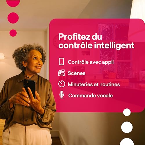 innr e27 smart filament ampoule led, zigbee e27 ampoule connectée, led intelligente à intensité variable, fonctionne avec hue*/ home assistant/homey/alexa, blanc chaud à blanc froid, 610lm, 1 pack