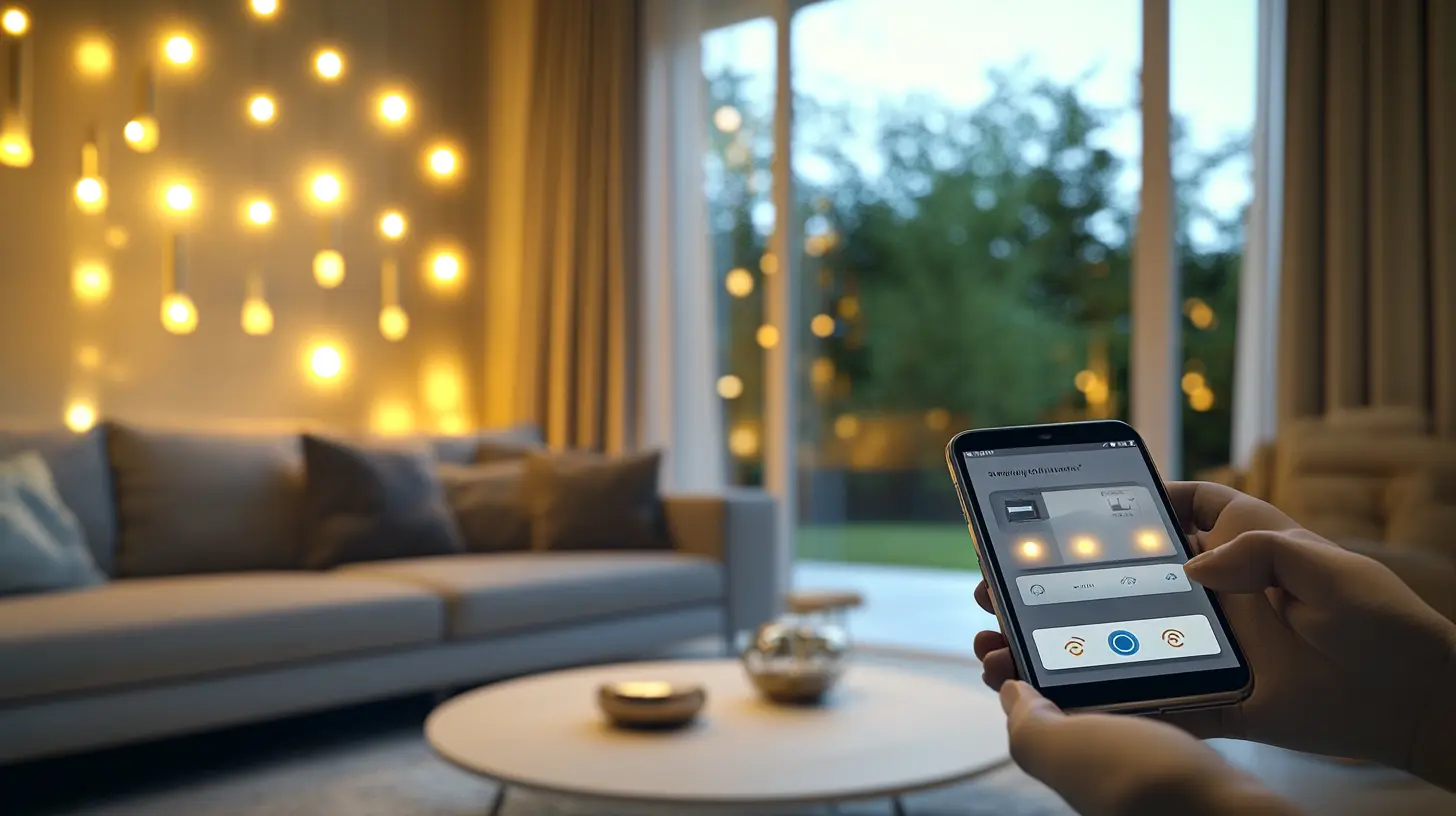 Contrôlez vos lumières avec votre smartphone : solutions simples.