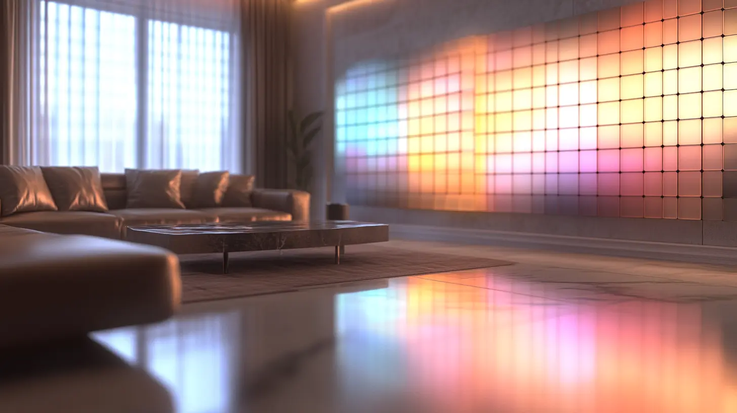Créer une ambiance unique avec les panneaux LED Lifx Tile pour les intérieurs de luxe