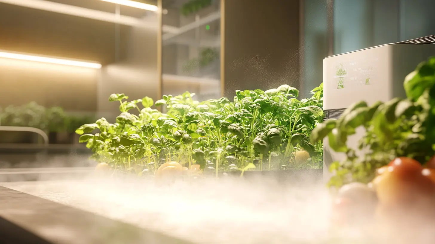 Plantaform : Un Jardin Intelligent qui Cultive des Légumes en Intérieur avec la Fogponics