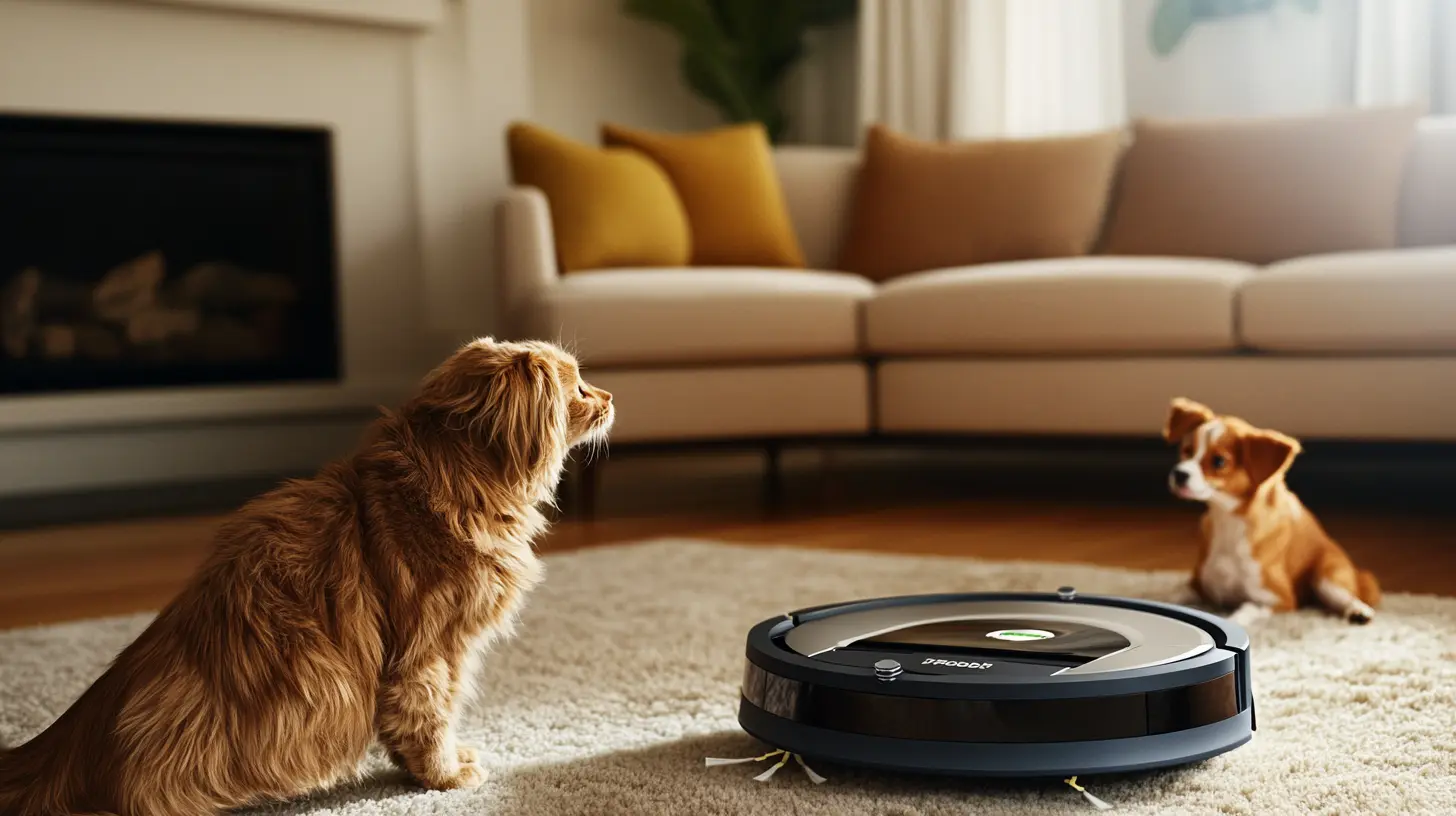 Pourquoi le robot aspirateur iRobot Roomba j7+ est idéal pour les maisons avec animaux