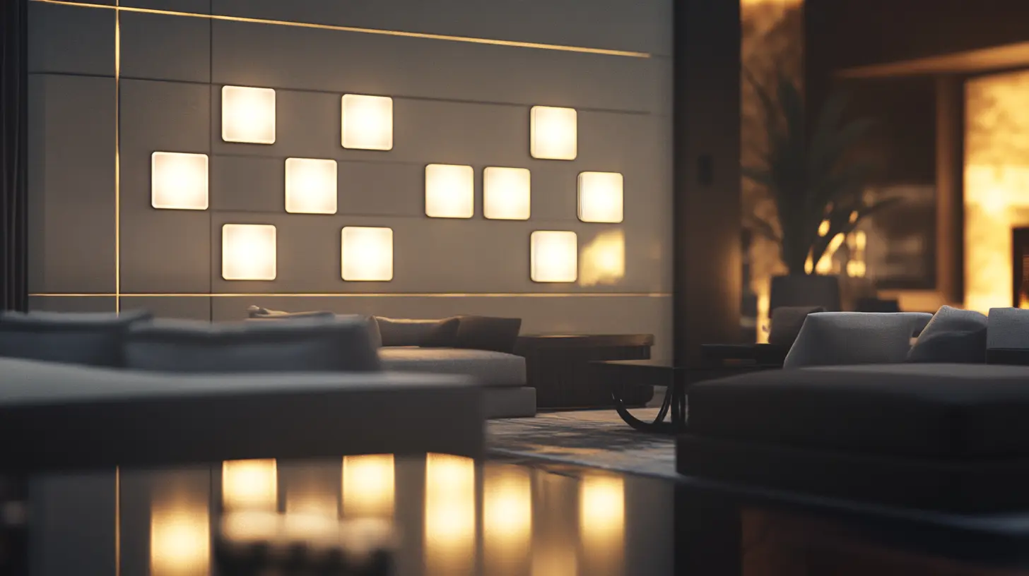 Créer une maison connectée élégante avec les panneaux lumineux Twinkly Squares