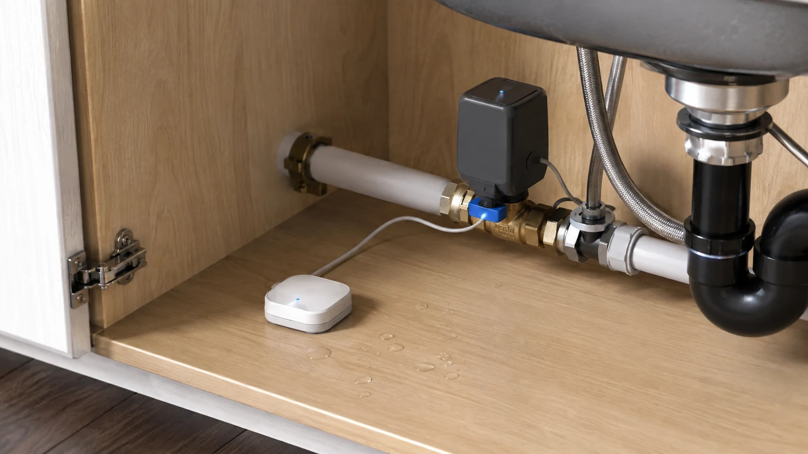 Détecteur de fuite d’eau connecté : où le placer et faut-il une vanne automatique ?